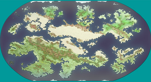 Uranta (World) Map